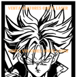 TRUNKS.png DRAGON BALL - DECORAÇÃO DE PAREDE COM TRONCOS - ANIME IMPRESSÃO 3D E CORTE A LASER