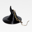 Capture d’écran 2016-12-19 à 11.02.53.png Fichier STL gratuit Boucles d'oreilles chapeau de sorcière・Design imprimable en 3D à télécharger