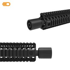 muzzle 4.jpg Archivo STL Airsoft - Rompehuesos 4・Plan de impresión en 3D para descargar