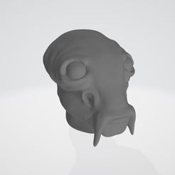 WalrusAlien.JPG Fichier OBJ Tête d'alien morse・Modèle pour impression 3D à télécharger, 4ADuel