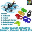 reptile-cloud-hd-v2-runcam-thumb-pro-2.jpg Reptile Cloud-149 HD V2 Runcam Thumb Pro Mount