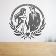 свадьба.29.jpg wedding couple design for cnc laser cut files svg dxf stl pdf eps png jpg emf - digital download for wedding decor and crafts