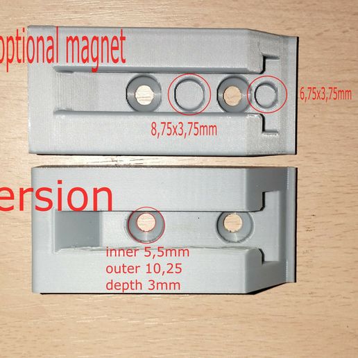 holes-basic-vs-magnet-version.jpg modular cup/mug holder with 5 options for ataching to variouse surfacies