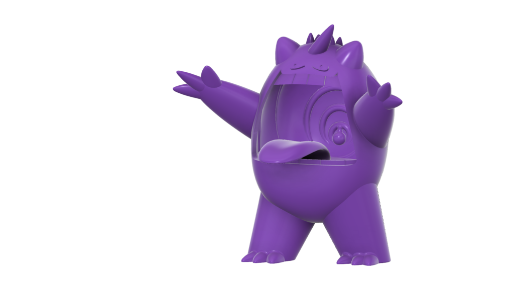 Descargar Archivo Stl Gratis Gigantamax Gengar Pokemon キョダイマックス ゲンガー Objeto Para Imprimir En 3d Cults