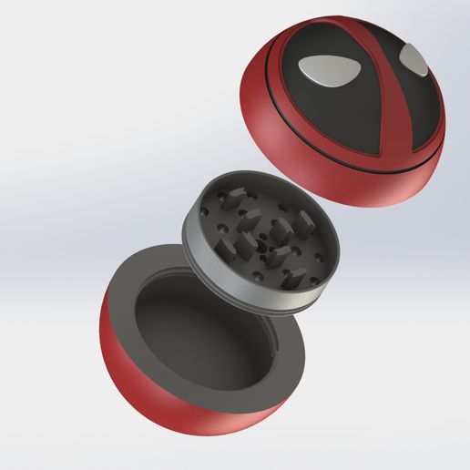 Grinder Deadpool 3D model