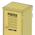 2022-08-06_11h48_42.png Archivo STL Caja metálica para llaves con 12 ganchos - Postes・Plan imprimible en 3D para descargar, bijou26