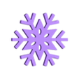 Snowflake.stl Wall ring for Christmas party decorations