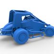 69.jpg Diecast Midget car while turning Scale 1:25