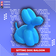 Cultsdesign.png Sitting Dog Balloon