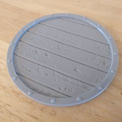 IMG_20180729_085018.jpg Free STL file Viking Shield Coaster・3D print design to download