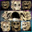 Skullpture 'Breathless' de alta resolución 2M, contacrootsofjoy