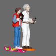 q3.jpg MARTY MCFLY DOC EMIT BROWN BACK TO THE FUTURE FIGURINE MINIATURE