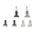 chess.615.jpg Pawn pendant and earrings chess set 3D print model 3D print model