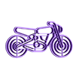Moto 1.stl Fichier STL street MOTOCYCLE RETRO - SET DE COUPE-MOTEUR. COURT MASS FONDANT ET ARGILE DE VÉHICULE - 9cm・Modèle à télécharger et à imprimer en 3D, Agos3D