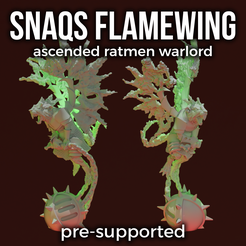Splash.png Snaqs Flamewing - Ascended Ratmen Warlord