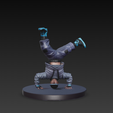 Ekran-goruntusu-2026-03-09-020926.png B-Boy Headspin Action Figure - Breakdancer Street Style Model - 3D Printable - STL - Hip Hop
