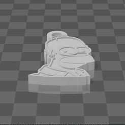 1.jpg Fichier STL Porte-clés Homer Simpson・Idée pour impression 3D à télécharger