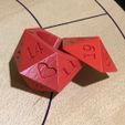 IMG-6317.JPG Valentine's D20 Dice Box - Remix From 3DCentralVA Model