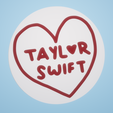 1-TaylorSwift-Heart-Coaster.png Taylor Swift Heart Coaster