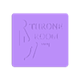 Throne Room.stl Washroom "Throne Room" Sign