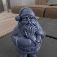 HighQuality3.png 3D Santa Claus Christmas Decor with 3D Stl Files & Santa Claus Print, 3D Figure, Santa Claus Hat, 3D Print File, Gift for Dad, 3D Printing