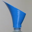 Capture d’écran 2016-12-02 à 17.28.59.png Free STL file PET bottle watering funnel・Object to download and to 3D print