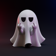 3.png Middle finger Ghost cute halloween decoration