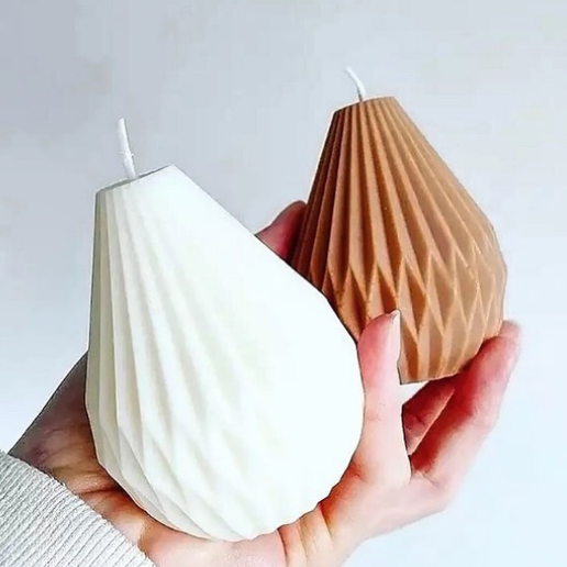 Origami candle mould 3D model 3D model