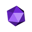 Icosahedron_Platonic_solids_ornament.stl Platonic Solids (Christmas Ornaments)