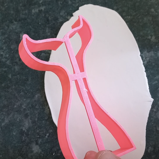 Mermaid Tail Cookie Cutter - 3D model önizlemesi