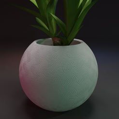 pot05.png STL file Asian Sphere Flower Pot・3D printing model to download, pandoranium3d