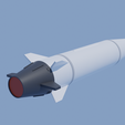 Render-Rear.png Kh-47m2 Hypersonic Missile - 3D Model (STL, OBJ, FBX)