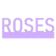 Roses.stl Labels for wine cellar
