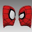 spiderman-head-magnet-keychan-3d-model-obj-mtl.jpg Spiderman Head Magnet Keychan