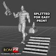 Punisher Impressao32.jpg The Punisher - Action Figure - Diorama Printable