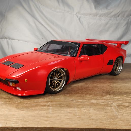 3D printer DE TOMASO PANTERA GTS 1971 PRINTABLE CAR BODY • made with ...