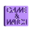 GW logo ver 2.stl Zelda G&W console stand