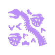p3.stl Dilophosaurus 3D Puzzle, Dino