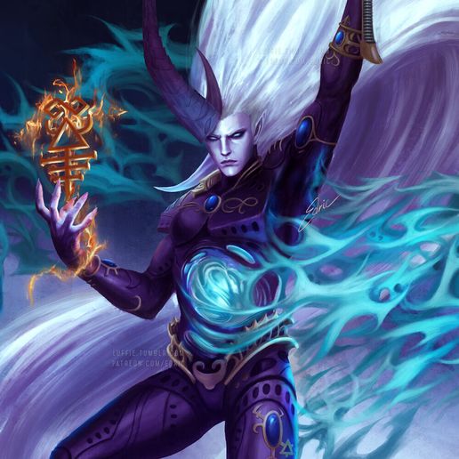 Elf god yn carne 3D model