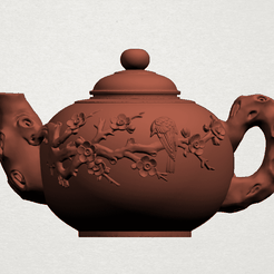 Tea Pot A00.png Free 3D file Tea Pot 01・3D printable object to download