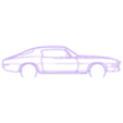 camaro 1972.stl Wall Silhouette: Chevrolet Set