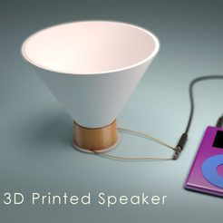 Capture d’écran 2016-11-29 à 16.31.19.png Free STL file 3D Printed Speaker・3D printing template to download