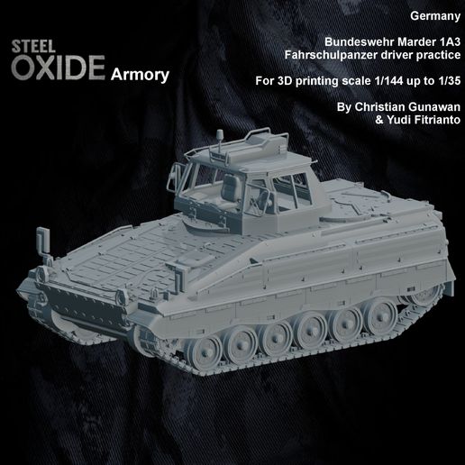 Germany Bundeswehr Marder 1A3 Fahrschulpanzer driver practice