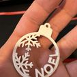 IMG_0679.jpg Snowball Christmas tree decoration (U can edit the text!)