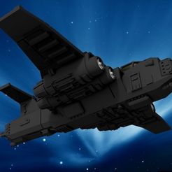 Epic_Marauder_Vigilant_b.jpg Fichier STL gratuit Reconnaissance à haute altitude à l'échelle 1/4" pour les forces aériennes humaines・Design à télécharger et à imprimer en 3D