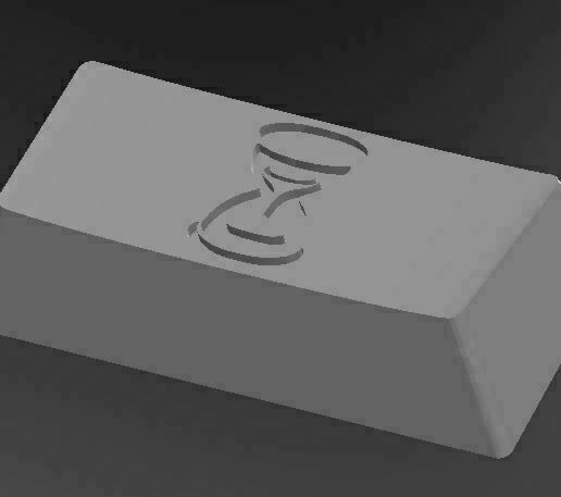 chronomaster-deboss-1.jpg Spellbreak Custom Keycap Shift Key Chronomaster Rune Debossed