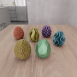 untitled1.png 3D Easter Egg Kit Decor as 3D Stl File & Easter Gift, Easter Day, 3D Printing, Easter Egg Printables, 3D Print File, Egg Decor