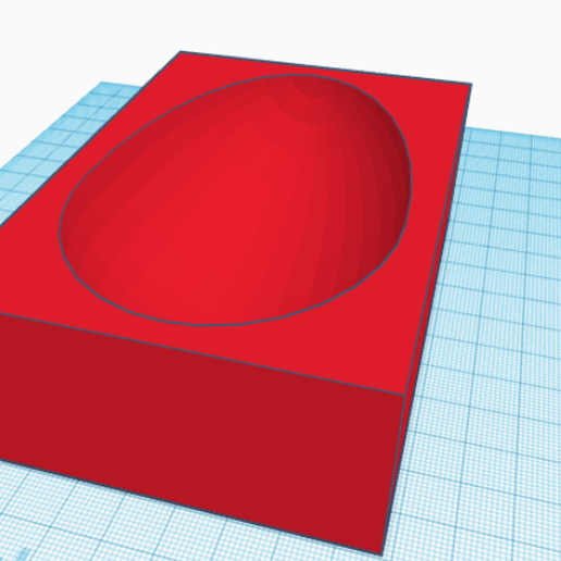 Medium egg mold 3D model