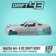 2.jpg MAZDA MX-5 body for 1:43 scale rc drift chassis