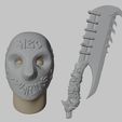 Trapper_Delirious_4.jpg The Trapper Delirious Cosplay Mask and Weapon from dead by daylight